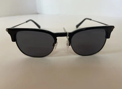 Gafas de sol Cole Haan CH6076 para hombre de metal negro con lentes polarizadas grises Foto 1 de 4
