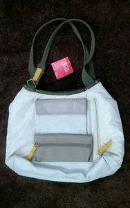 NWT Easy Spirit Accessories Bone Color Purse Great Compartments (Locker Room) - Picture 1 of 6