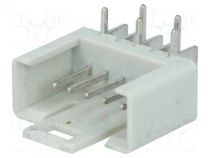 Husillo estañado THT con ángulo 90° PIN: 5 macho 2,54mm PZ2105 - Conector - Imagen 1 de 1