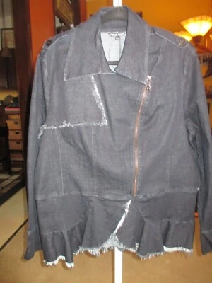 Chaqueta vaquera Samuel Dong XXL/2X/1X Runs pequeña elástica con flecos nueva sin etiquetas Foto 1 de 4