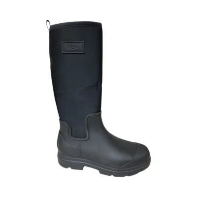 UGG Women's Droplet Tall Black Waterproof Rain Boots 1151350 - Image 1 of 4