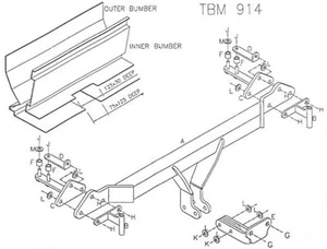 Towtrust Festflansch KFZ Anhängerkupplung für BMW 5er Kombi 1997 bis 2004 - Bild 1 von 8