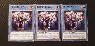 Yu-Gi-Oh! 3x Megalith Phul, ROTD-DE036, Common, 1. Auflage, Deutsch, Near Mint - Bild 1 von 4