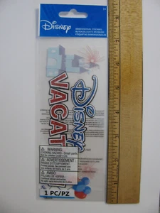 Adesivi Disney Glitter DISNEY VACANZE Dimensione 1 Pezzo NOS - Foto 1 di 2