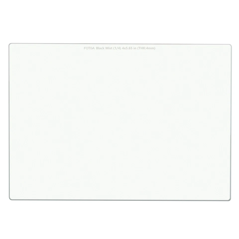 FOTGA Black Soft Mist Diffusion 1/4 Filter Ultra Slim Optical Glass 4x5.65