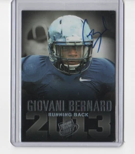 GIOVANI BERNARD Autograph Hand-Signed 2013 Press Pass FB Card CINCINNATI BENGALS - Picture 1 of 1