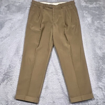 Vintage Dockers Corduroy Pants Men’s 40x30 90s Pleated Straight Trousers Preppy - Image 1 of 4