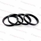 4x Spigot Rings 70,0 Mm - 63,3 Mm Conversion For Alloy Wheels