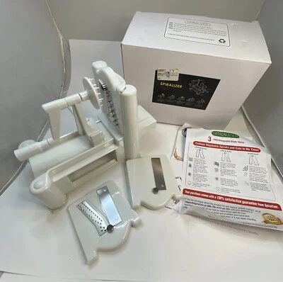 Cortadora de verduras espiralizadora de 3 hojas cortadora espiral pesada más fuerte hoja japonesa Foto 1 de 4