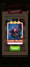 Coin Master cards  carta Speciale Cavalier Porcello x5