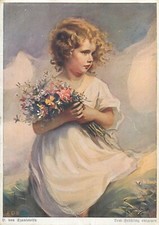 V. von Szantowita - Towards Spring fine art postcard 1948