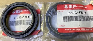 Suzuki OEM Fork Damper Dust Seal x2 DRZ400 RMX450 RMZ450 RM125 RM250 51173-37F80 - Bild 1 von 1