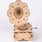 Children Engraved Musical Box DIY Wood Building Kits 3D Wooden Puzzle Music Box