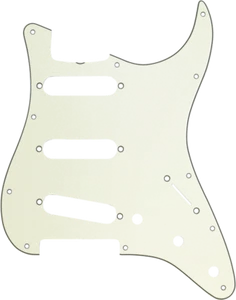 Genuine Fender 62 Stratocaster/Strat S/S/S 11-Hole Guitar Pickguard - MINT GREEN - Picture 1 of 1
