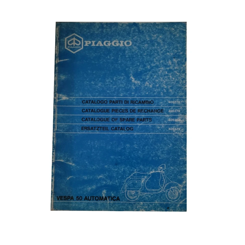 CATALOGO RICAMBI PIAGGIO VESPA 50 AUTOMATICA - Immagine 1 di 1