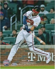 Matt Olson Atlanta Braves Autographed 8" x 10" Hitting Photograph
