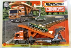 NEW 2021 Matchbox CONVOYS CABOVER AUTO TRANSPORT Trailer '68 MUSTANG GT HTF - Picture 1 of 2