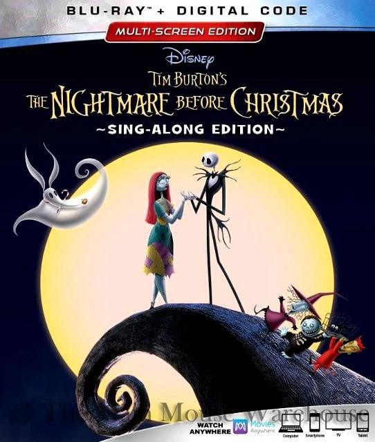 The Nightmare Before Christmas Blu-ray Digital Copy Code Disney Halloween Movie - Image 1 of 1