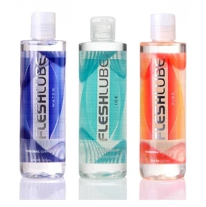 Fleshlight Fleshlube Lubrificante a Base Acqua, Riscaldamento Fuoco e Ghiaccio 250ml 500ml - Foto 1 di 5