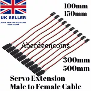 1-10 Servo Extension Male to Female Lead Wire Cable For RC Futaba JR - Picture 1 of 1