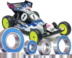Kit de rodamientos vintage relanzamiento de TeamAssociated RC10 Worlds - mejoras de rodamientos - Imagen 1 de 1