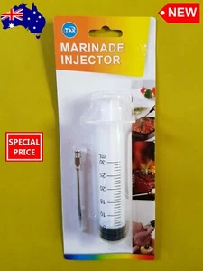 BBQ Marinade Injector Flavor Syringe Needle Cooking Meat Poultry Turkey Chicken - Picture 1 of 6