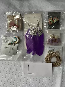 Vintage Mixed 6 Pair Lot Of Costume Jewelry Earrings Various Brands BRAND NEW - Picture 1 of 1