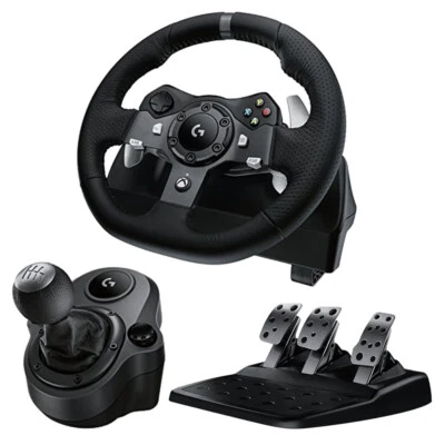 Logitech G920 Driving Force Racing Wheel for Xbox / PC + Logitech Driving Force  - image 1 of 4