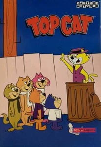Póster vintage raro de Top Cat Cartoon Network 24 x 34 - Imagen 1 de 1