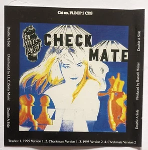 Box Office Poison 1995 Checkmate 4 Track UK CD Single 5025273622419 - Foto 1 di 4