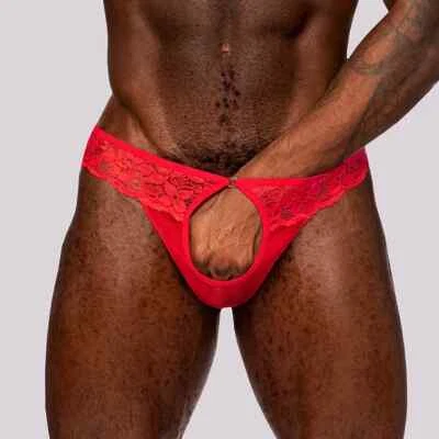 ANILLO ABIERTO ENCAJE POWER MASCULINO ROJO Foto 1 de 4