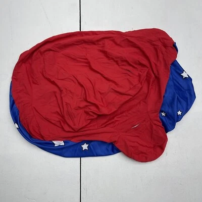 Funda de asiento de coche elástica de seda con estampado de estrellas rojas azules para bebé pequeño Foto 1 de 4