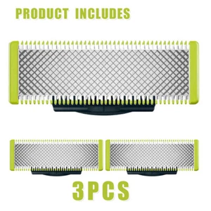3x Ersatzklingenkopf für Norelco QP210/80 OneBlade QP2520 /QP6510 /QP6520 - Bild 1 von 12