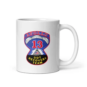 Apollo 13 UDT Recovery Team white glossy mug - Picture 1 of 3