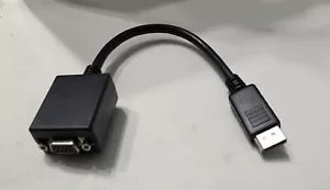 HD Display Port DP Male to VGA Female Adapter Converter Cable Lead DisplayPort - Picture 1 of 2