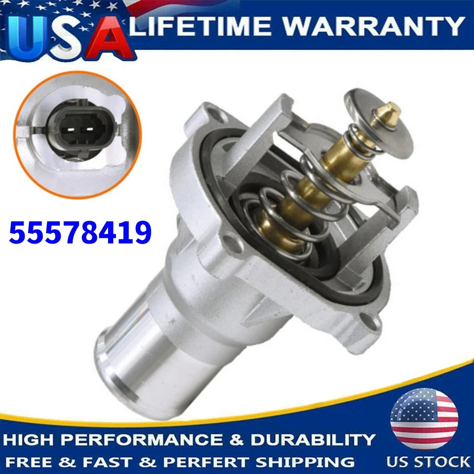 Thermostat Coolant Assembly for Chevy Aveo Cruze Sonic Pontiac 1.6 1.8 55578419 Foto 1 de 4