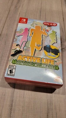 Active Life - Outdoor Challenge w/ 2 Leg Straps (Nintendo Switch) *NEW/SEALED* - Image 1 of 4