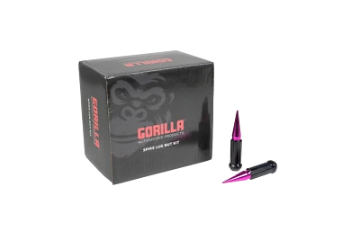 Набор зажимных гаек Gorilla Spike M12-1,50 розовые 20 зажимов и один 1378SPK-KEY - Изображение 1 из 3