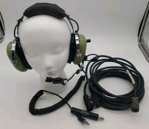 David Clark H10-76 Military Aviation Headset And Nexus U94A/U With 24ft Cable - Picture 1 of 7