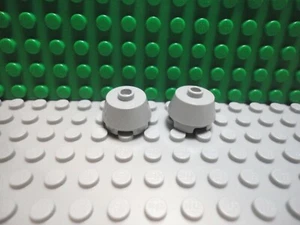 Lego 2 Coni Tronchi 2x2 Grigio Blu Chiaro Troncati NUOVI - Foto 1 di 1