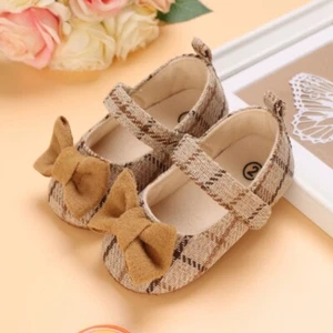 Weiche Sohle Baby Mädchen Schuhe Mary Jane flache Kleinkind Wanderschuhe Prinzessin Schuhe - Bild 1 von 5