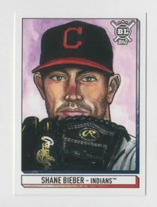Shane Bieber 2021 TOPPS BIG LEAGUE ARTE DEL JUEGO INSERTO #ATG-SB GUARDIANES - Imagen 1 de 1