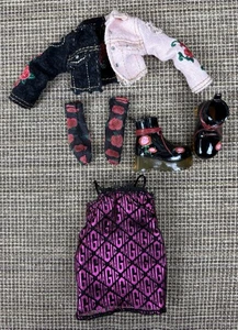 Rainbow High Daria Roselyn Doll Clothes Series 3 Rose JACKET DRESS SOCKS & SHOES - Picture 1 of 17