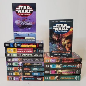 Star Wars: The New Jedi Order Lot Of 14 PB Books Aaron Allston James Luceno - Imagen 1 de 13