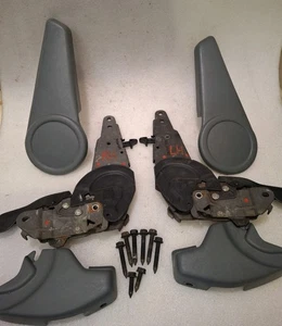 1982-92 CAMARO FIREBIRD GREY SEAT SIDE RECLINER HINGES TRIM MOULDINGS SET L & R - Bild 1 von 22
