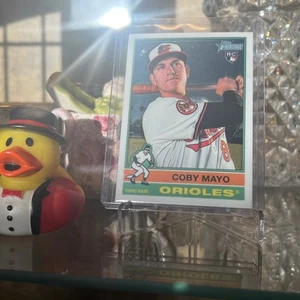 2025 Topps Heritage Coby Mayo Chrome RC 340 Orioles - Picture 1 of 2