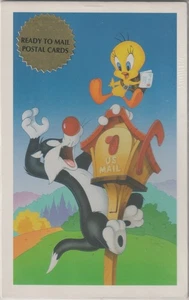 SYLVESTER & TWEETY TYPE 1998 # UX 291a BOOKLET OF 10 POSTAL CARDS - Picture 1 of 2