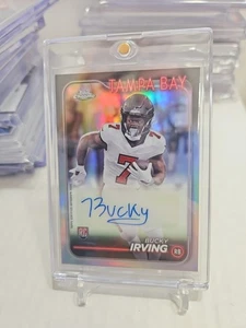 Bucky Irving Rookie Auto Variation Refractor 2024 Topps Chrome #RA-BIR BUCS - Picture 1 of 2