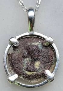 Alte Ägypten Königin letzte Pharao Kleopatra VII authentische Münze Halskette mit COA - Bild 1 von 10