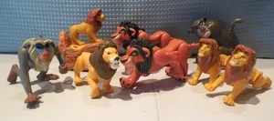 Disney Der König der Löwen Kinder Mahlzeit Spielzeug Konvolut McDonalds Burger King 8 Spielzeuge Vintage - Bild 1 von 1